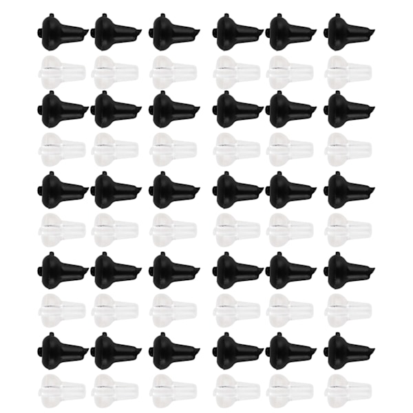 60 stk PVC fiskekrok karper rigg ring stopper perler fiskefiksering buffer holder tilbehør