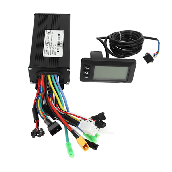 Elcykelkonverteringssats 24V 36V 48V 500W‑750W 26A 3-läges regulator GD01 LCD-display sats för elcykel skoter