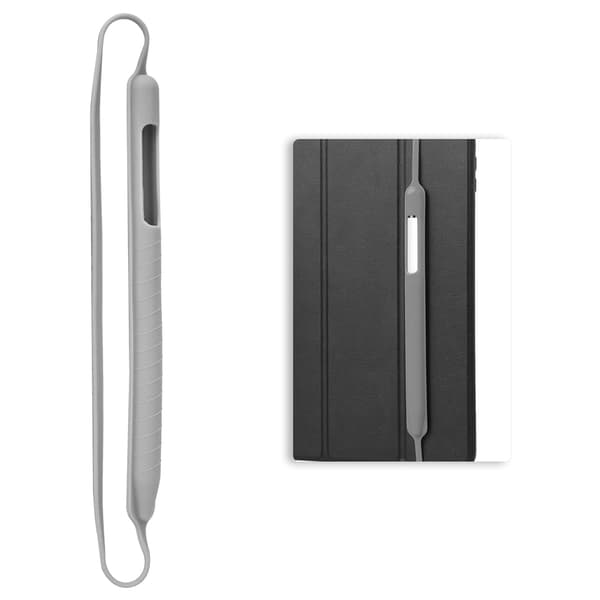 Silikonpennfodral för Apple Pencil 1:a och 2:a generationens skyddsfodral grå