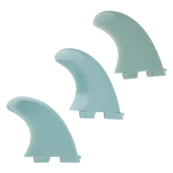 3 stk. Surfebrettfinner PVC Surfing Thruster Fin Set for Longboard Paddleboard Haletilbehør