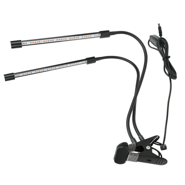 USB LED Vekstlys Plantedyrkingslampe med klips for innendørsplanter Hydroponics