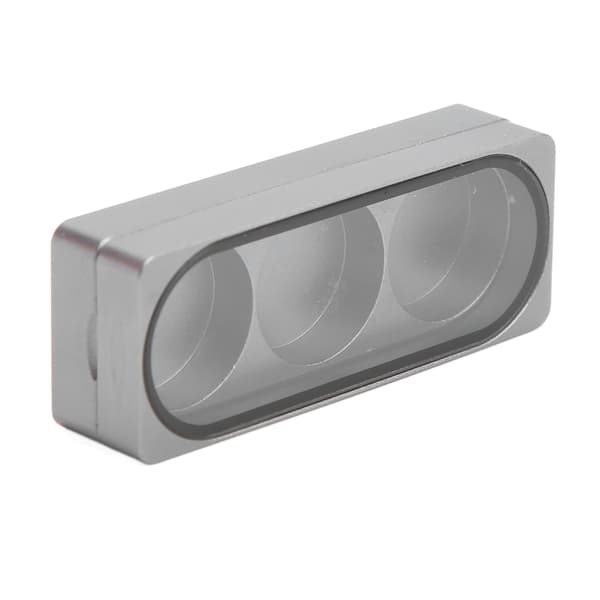 Cue Tip Opbevaringsboks Aluminium Legering Magnetisk Sugning Cue Tip Beholder til Billardspillere 3 Huller