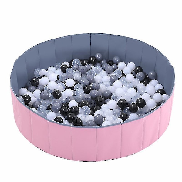 Sammenklappelig Baby Badekar med Ocean Bold Pool, 120cm - Pink