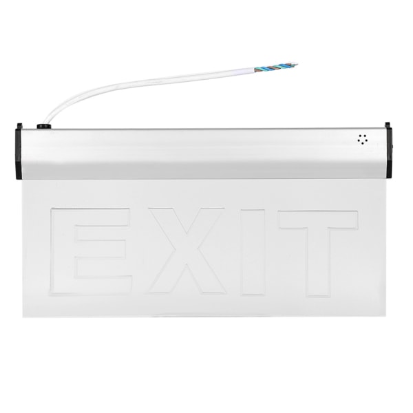 AC220V 3W LED PMMA 350x180mm/13.78x7.09in hätäuloskäynnin turvamerkkivalo