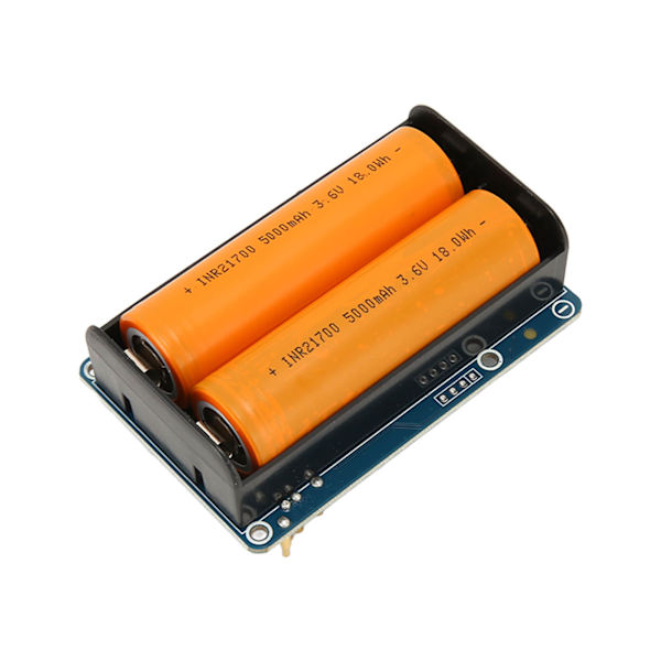 Strömförsörjningsmodul för UPS 5V utgång Micro USB 21700/5000mAh I2C-styrgränssnitt UPS-modul för RasPi moderkort
