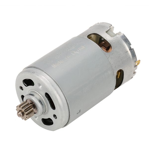 Industriel 2-trins 12 tænders gear DC-motor til elektrisk boremaskine værktøjstilbehør 12V