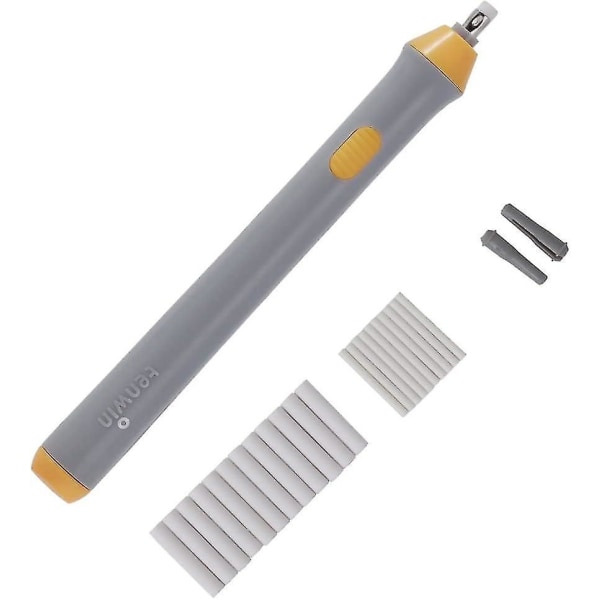 Batteridrevet elektrisk viskelær med 22 utskiftbare viskelær for skisser og tegning, bærbart automatisk blyantviskelærsett