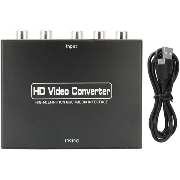 HDMI til YPbPr 1080P-konverter for DVD-er og skjermer