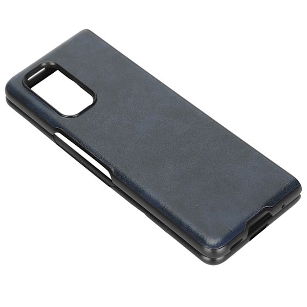 Business Style Pattern Läder Smartphone Fodral för Xiaomi MIX FOLD Fodral för TelefonskyddBlå