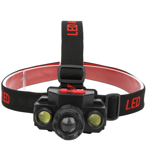 LED Hodelykt Pannebånd Lys USB Oppladbar Jogging Utendørs Campingutstyr T6