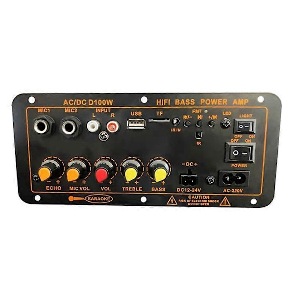Max 300W Bluetooth Forstærkerkort 12V 24V 220V EU Stik