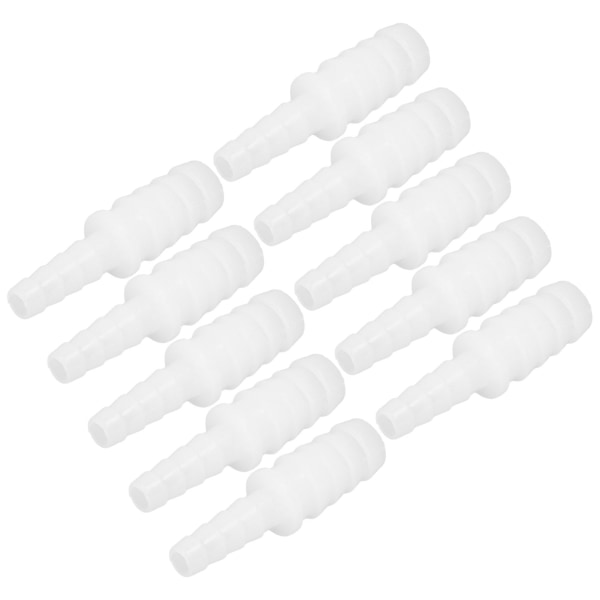 10 st Slangkoppling PE-slanganslutning Hulling Reducer Led Rak Genom Set Kit