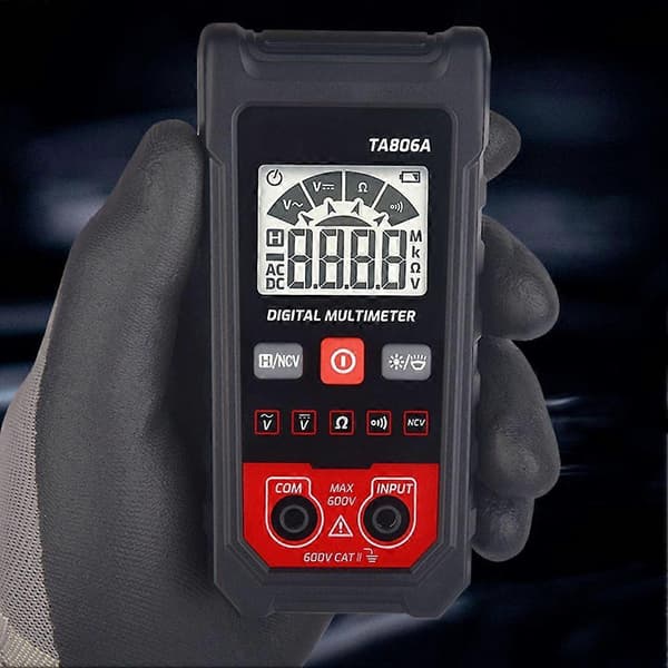 Bærbar Multimeter Digital Multimeter Tester med Automatisk Genkendelse Automatisk Auto-Ranging Voltmeter Standard