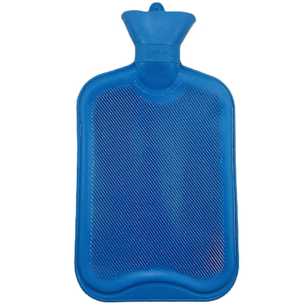 Förpackning med 5 Varmvattenflaskor Naturgummi 500ml Kapacitet Varmvattenflaskor För Vintersömn Resor Blå