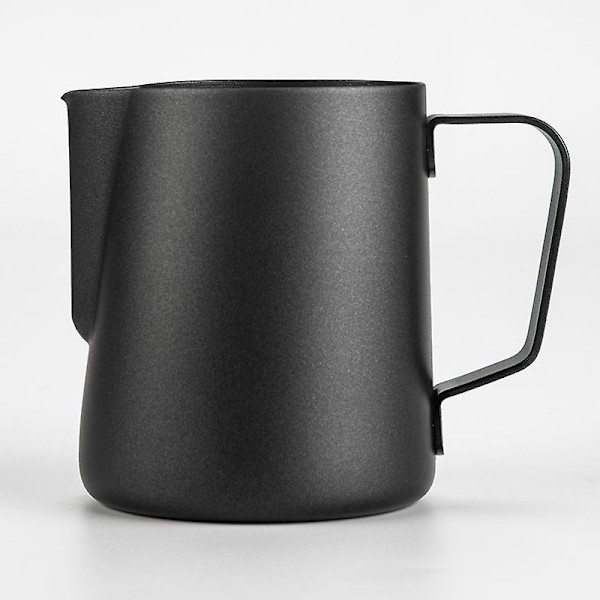 Melkeskumkanne i rustfritt stål 350 ml Kaffekremmerhus med kunstpenn for espressomaskin