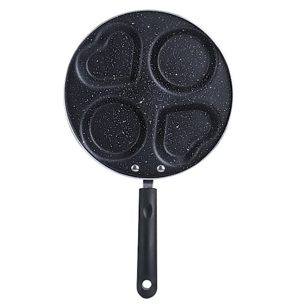 Multifunksjonell firehulls frokoststekepanne Non-stick stekepanne Kjøkkenverktøy 24,5 cm