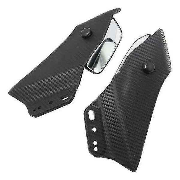 Universell Justerbar Sidokåpa Spoiler med Speglar för Motorcykel, kompatibel med CBR650R YZF R1 YZF R6 T-MAX5