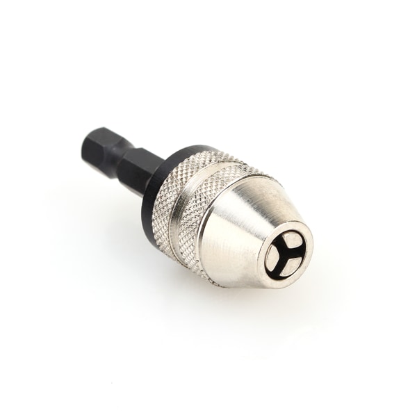 1/4" 0,3~3,6 mm Quick Change nøglefri borepatron sekskantskaftadapterkonverter