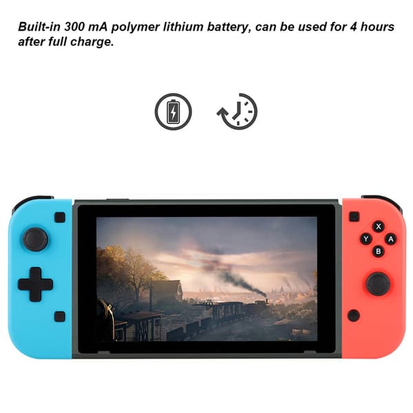 Venstre og høyre trådløs Bluetooth Gaming Controller Gamepad Joypad Fjernkontroll for Switch-konsoll
