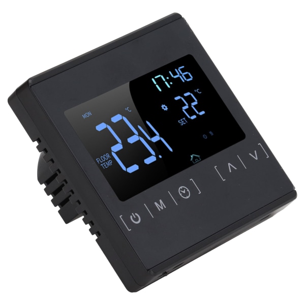 Programmerbar digital termostat smart touch-skärm hemtermostat för svettångrum AC85V till 250V