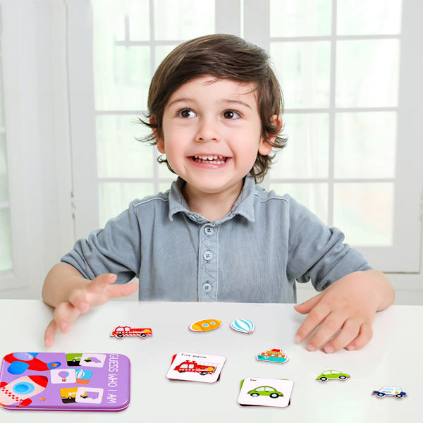 Träpussel Jigsaw Puzzle Leksak Inlärning Förskola Leksaker Gåvor för Barn Baby Barn