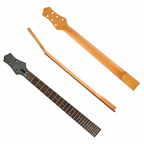 24 Band 25,6 Tums Gitarrhals Matt Lönnhals Rosenträ Greppbräda Gitarrhals LP Gitarrsersättning