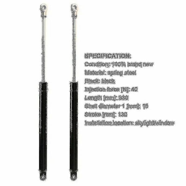 2 X Gas Springs Fit Dometic For Seitz Heki Caravan Hatch Skylight 330mm