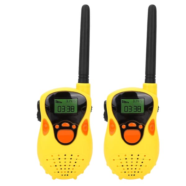 Mini 80-100M Walkie Talkies Elektronisk Radio Interfon Barn Utomhus Leksak Present