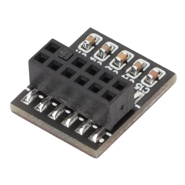 TPM 2.0 Modul 12Pin LPC TPM 2.0 Krypteringssikkerhedsmodul Meget holdbart 12Pin TPM2.0 Modul til Windows til GIGABYTE
