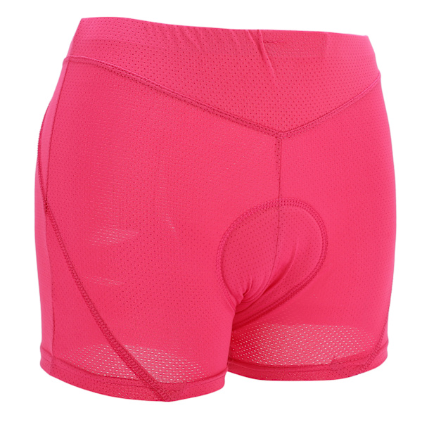 Sykkelshorts med polstring i silikon, elastisk, myk, pustende og komfortabel sykkelundertøy for kvinner