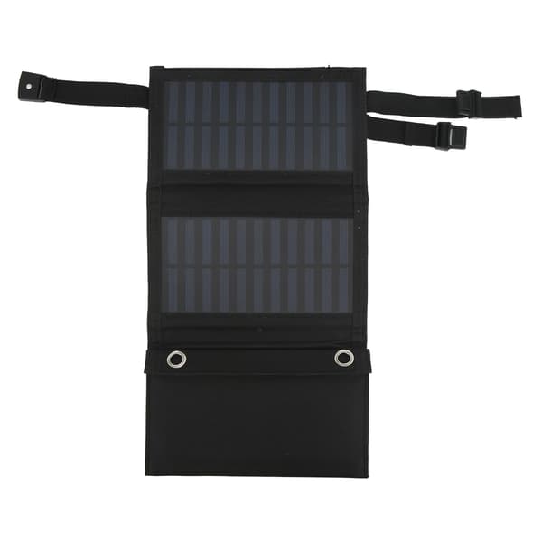 20W Sammenleggbart Solcellepanel 5.5V Bærbar USB-port Monokrystallinsk Brett for Utendørs Reise Camping