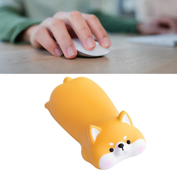 Tangentbord Handledsstöd Tecknad Djurstil Mjuk Bekväm Trötthetsavlastning Tangentbord Handledsskydd för hemmaspel Office Shiba Inu