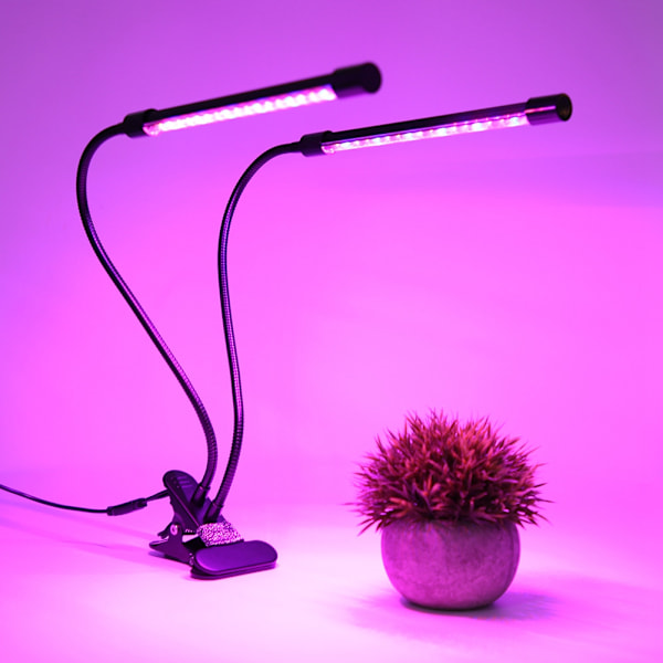 USB LED-vekstlys for planter med klips for innendørs planter Hydroponics