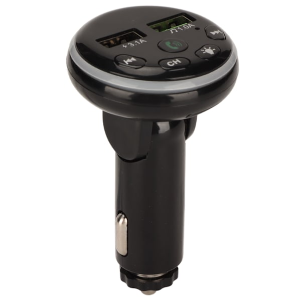 FM-sändare Biladapter Ambient Light Design Handsfree Ringer Automatisk power Minnesfunktion USB2.0 Billaddare F13