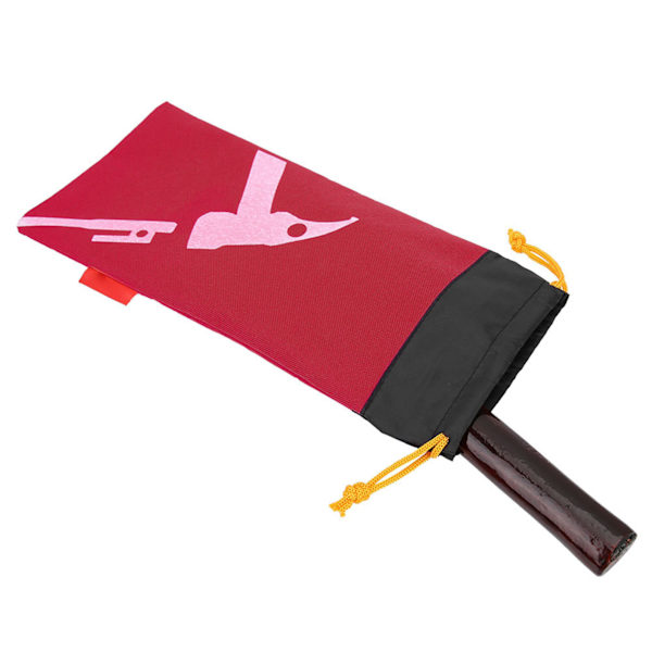 Telt Camping Telt Pind Hammer Nail Pouch Sort Pin Nails Stake Opbevaringspose (rød)