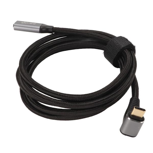 USB C 3.1 hann-til-hun-kabel PD100W Hurtiglading 10Gbps 4K ved 60Hz USB C-ladekabel for Steam Deck-spillkonsoller 150cm/59.1in