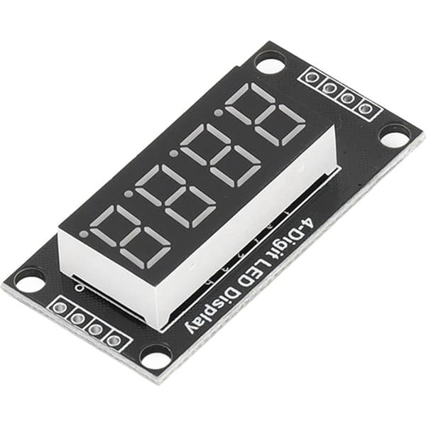 TM1637 Digitalt Displaymodul, 0,36-tommer 4-cifret 7-segment LED-skærm, 5V printkort til Arduino