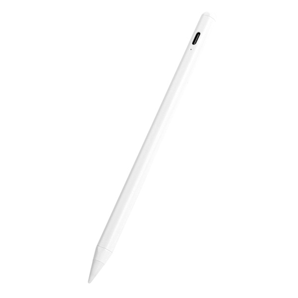 Aktiv kapacitiv styluspen med anti-mistouch touch-maling pen stylus med Type-C-kabelk11 hvid