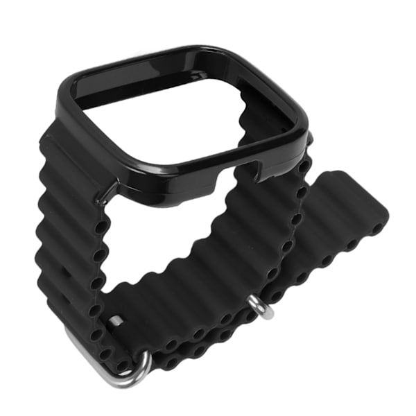 2 in 1 vaihtokellon watch Redmi Watch 3:lle silikonisäädettävä watch ranneke case suojakuorella