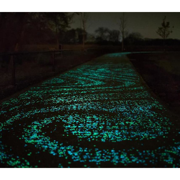 Akvarielandscaping Resin Luminous Stenar - Grön 14*11mm