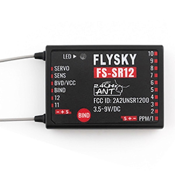 -SR12 Mottagare 12CH 2.4G PWM Mottagare