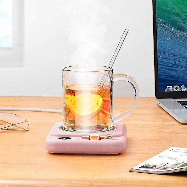 Kaffekopvarmer med temperaturstyring og automatisk sluktimer - Holder drikkevarer varme og friske