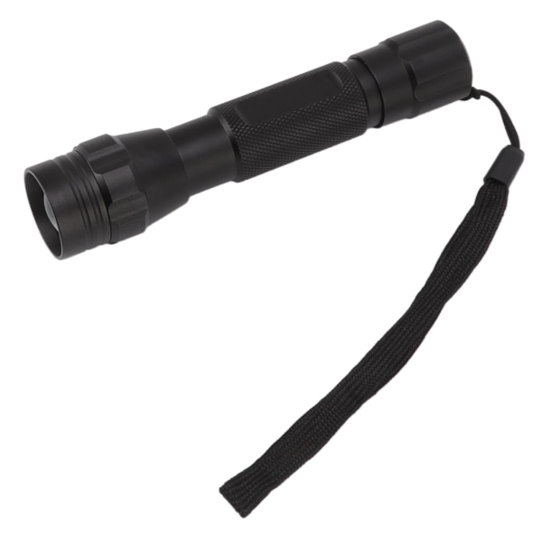 LED-ficklampa vitt ljus batteridriven aluminiumlegering hopfällbar zoom camping ficklampa för fiske reparation