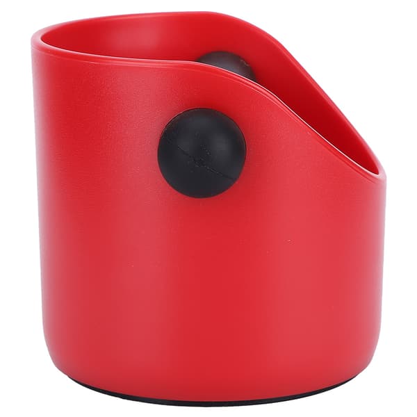 Minikaffebehållare Halkfri Rak Port Hushållsslipbehållare Knock Bin Box (Röd)