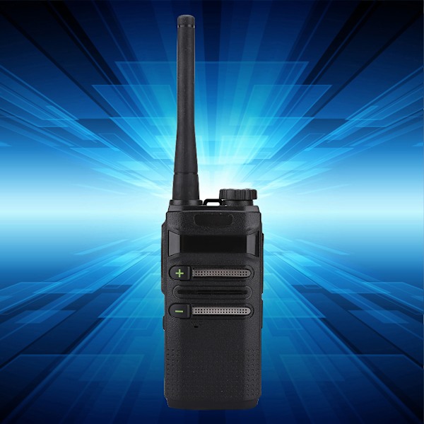 Bærbar håndholdt tovejsradio 3W UHF 400-470MHZ 16 kanaler Walkie Talkie (EU-stik)