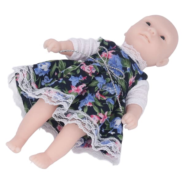 Babydukke Blød Silikone Genfødt Nyfødt Simulation Bedste Pigegave til Over 3 År 6in