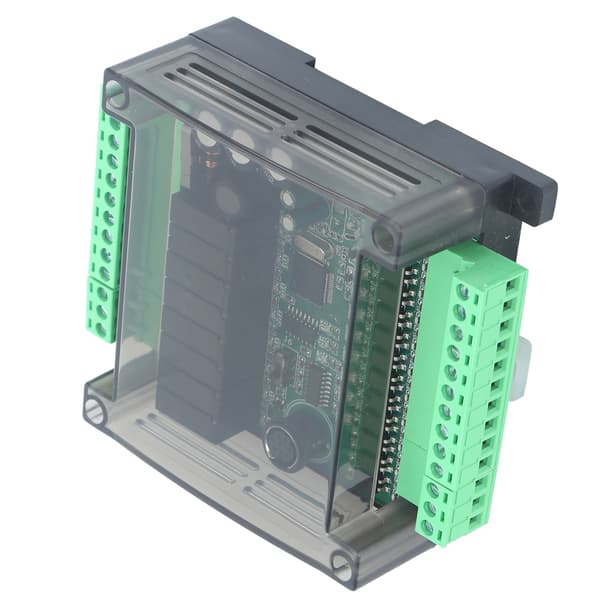 PLC-kort Programmerbar kontroller Industriell kontrollmodul med DVP-kabel 2N 1N 20MR Bare kort uten 485