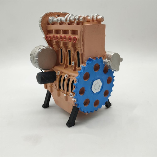 Harpiks Ornament Motor Ornament Harpiks Køretøj Motor Model Motor Kunst Skulptur Samleobjekt