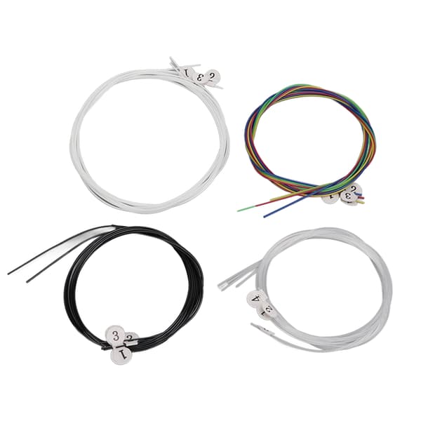 16 stk. Ukulele Multicolor Strenge Universal Nylonstreng Udskiftning til Venner Farvebelægning
