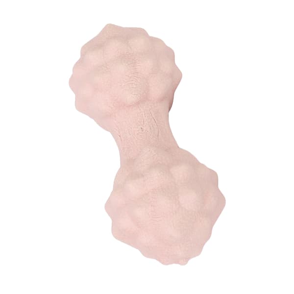 Peanut Massagebold Multi Directionel Massage Ergonomisk Blød Dobbelt Lacrosse Massagebold til Stressreduktion Pink